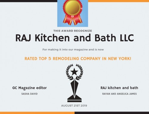 GC Magazine names RAJ Kitchen and Bath as one of the top 5 Remodeling Company in New York!
