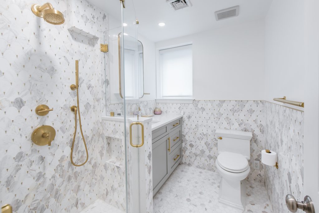 RAJ Kitchen & Bath bathroom remodel in White Plains, NY - Basement bathroom